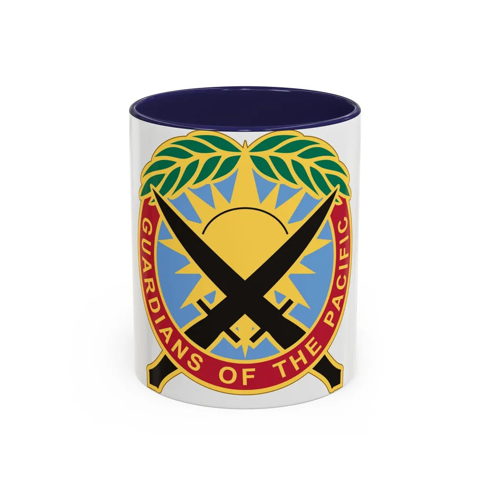 Special Operations Command Pacific 2 (U.S. Army) Accent Coffee Mug 11oz Navy - Go Mug Yourself