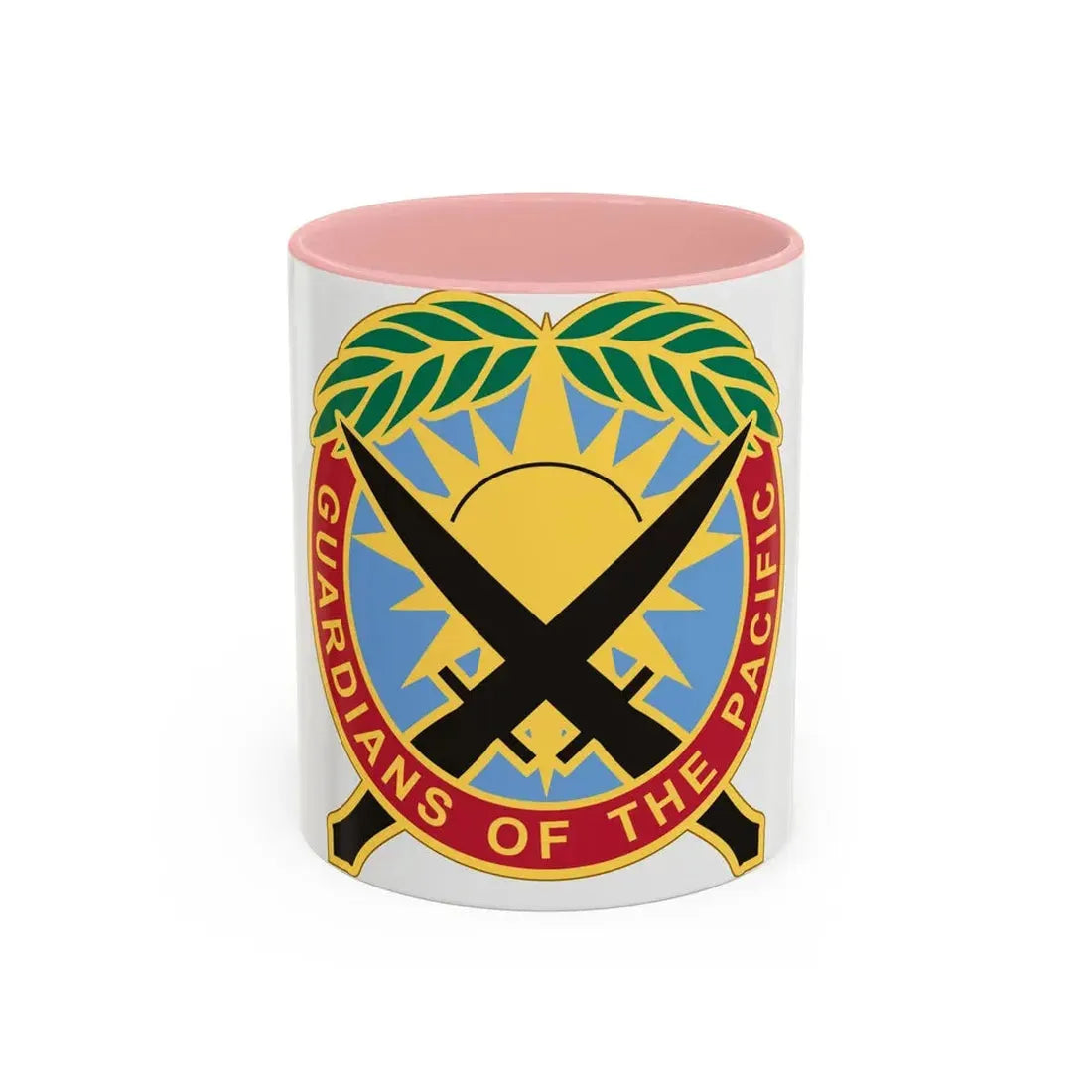 Special Operations Command Pacific 2 (U.S. Army) Accent Coffee Mug 11oz Pink - Go Mug Yourself