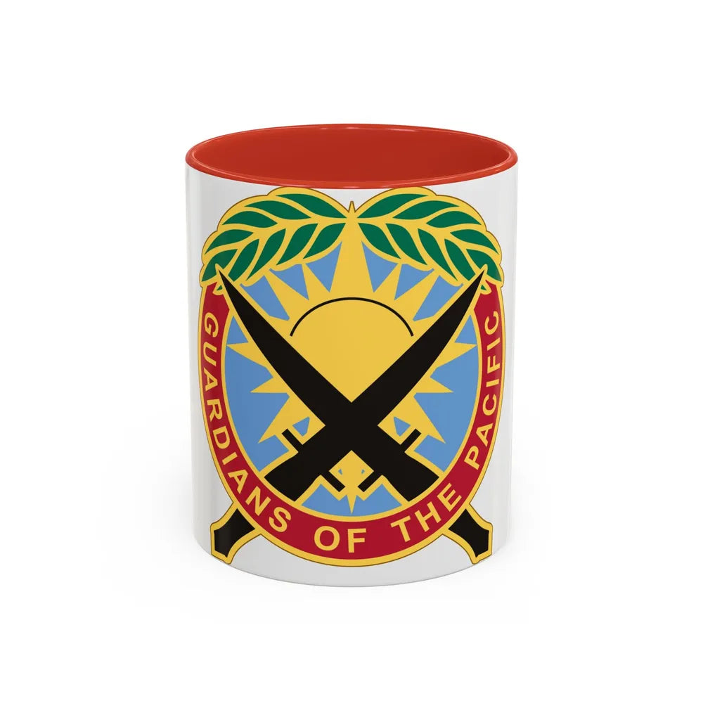 Special Operations Command Pacific 2 (U.S. Army) Accent Coffee Mug 11oz Red - Go Mug Yourself