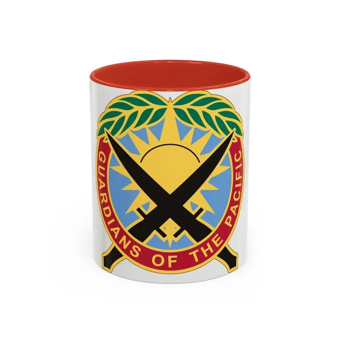 Special Operations Command Pacific 2 (U.S. Army) Accent Coffee Mug 11oz Red - Go Mug Yourself