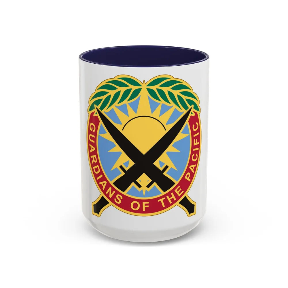 Special Operations Command Pacific 2 (U.S. Army) Accent Coffee Mug 15oz Navy - Go Mug Yourself