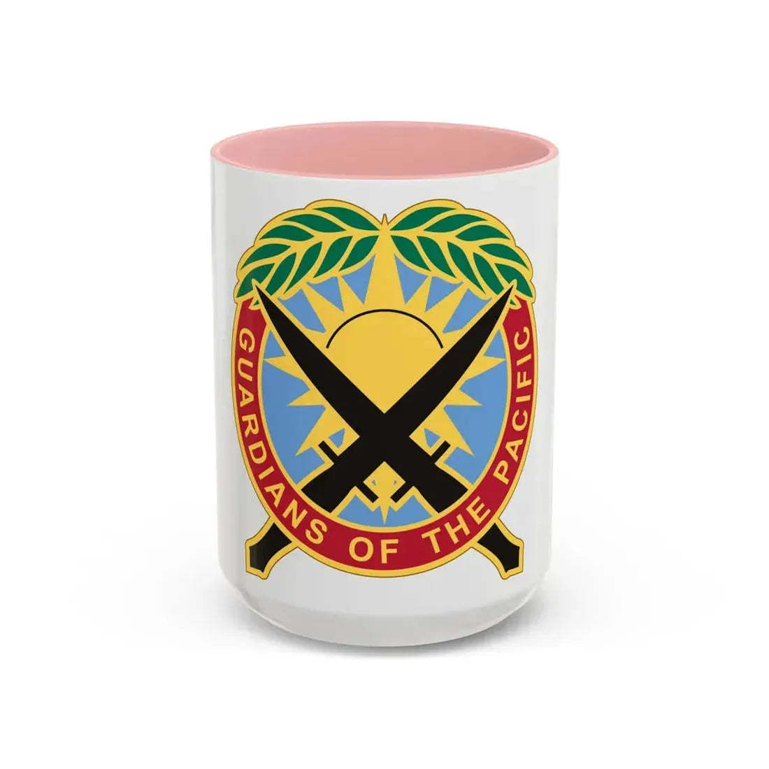 Special Operations Command Pacific 2 (U.S. Army) Accent Coffee Mug 15oz Pink - Go Mug Yourself