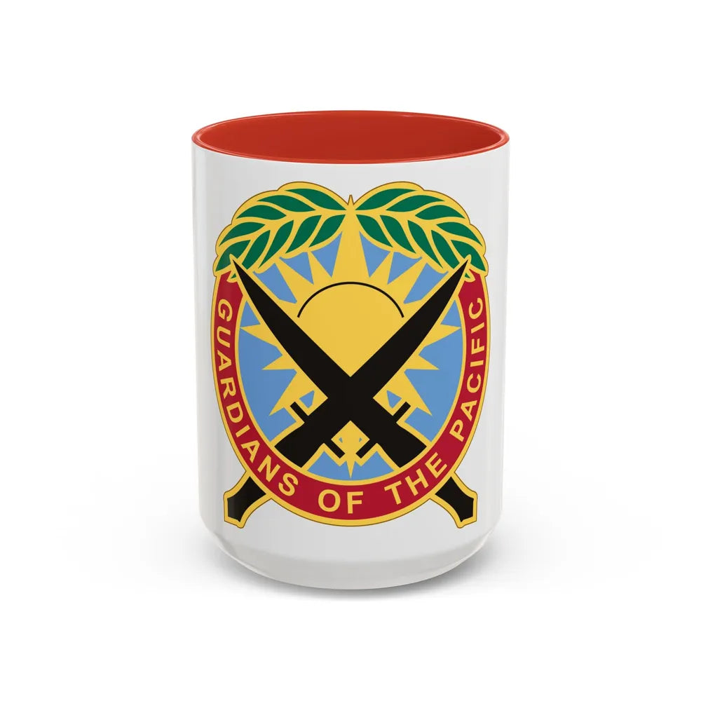 Special Operations Command Pacific 2 (U.S. Army) Accent Coffee Mug 15oz Red - Go Mug Yourself