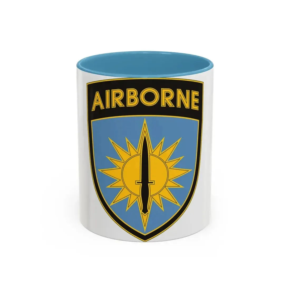Special Operations Command Pacific 3 (U.S. Army) Accent Coffee Mug 11oz Light Blue - Go Mug Yourself