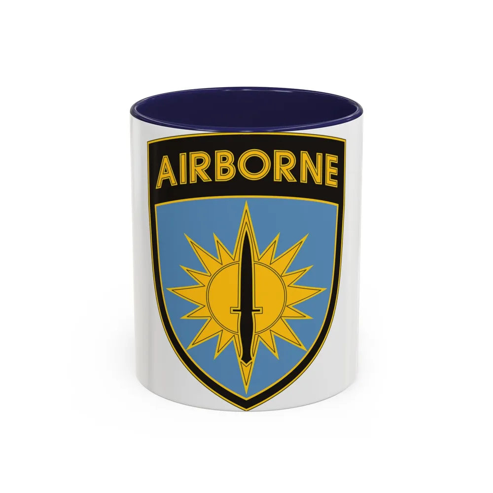 Special Operations Command Pacific 3 (U.S. Army) Accent Coffee Mug 11oz Navy - Go Mug Yourself