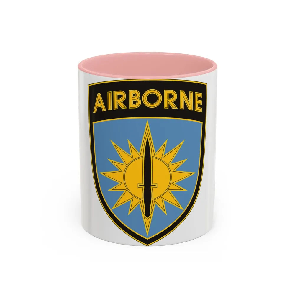Special Operations Command Pacific 3 (U.S. Army) Accent Coffee Mug 11oz Pink - Go Mug Yourself