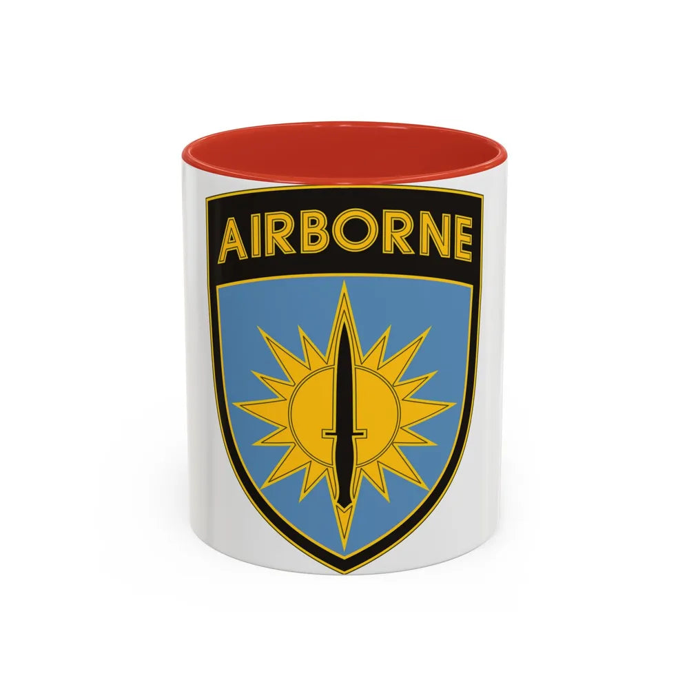 Special Operations Command Pacific 3 (U.S. Army) Accent Coffee Mug 11oz Red - Go Mug Yourself