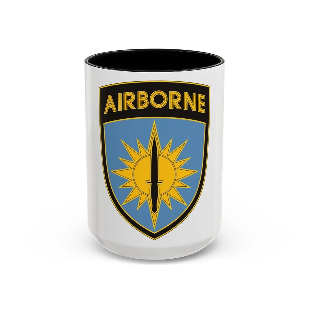 Special Operations Command Pacific 3 (U.S. Army) Accent Coffee Mug 15oz Black - Go Mug Yourself
