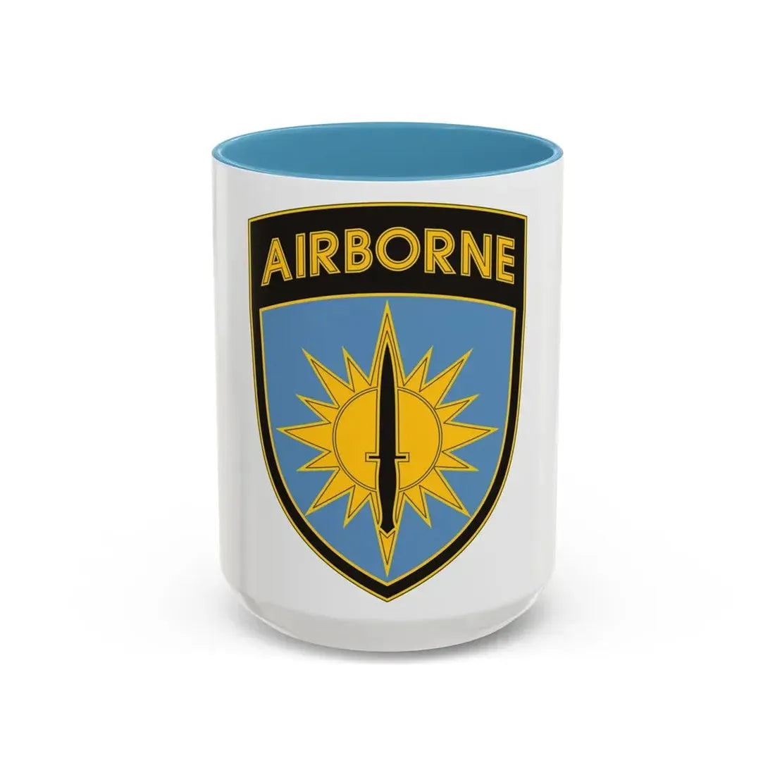 Special Operations Command Pacific 3 (U.S. Army) Accent Coffee Mug 15oz Light Blue - Go Mug Yourself