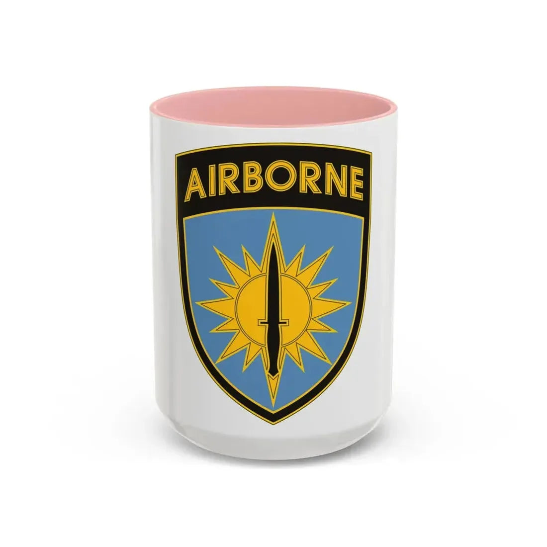 Special Operations Command Pacific 3 (U.S. Army) Accent Coffee Mug 15oz Pink - Go Mug Yourself