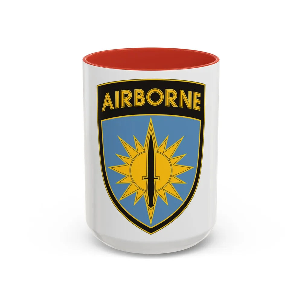Special Operations Command Pacific 3 (U.S. Army) Accent Coffee Mug 15oz Red - Go Mug Yourself
