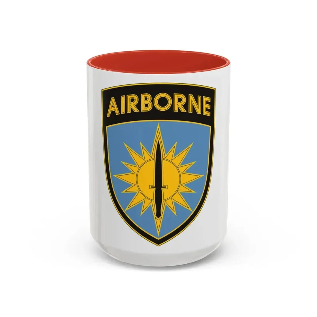 Special Operations Command Pacific 3 (U.S. Army) Accent Coffee Mug 15oz Red - Go Mug Yourself