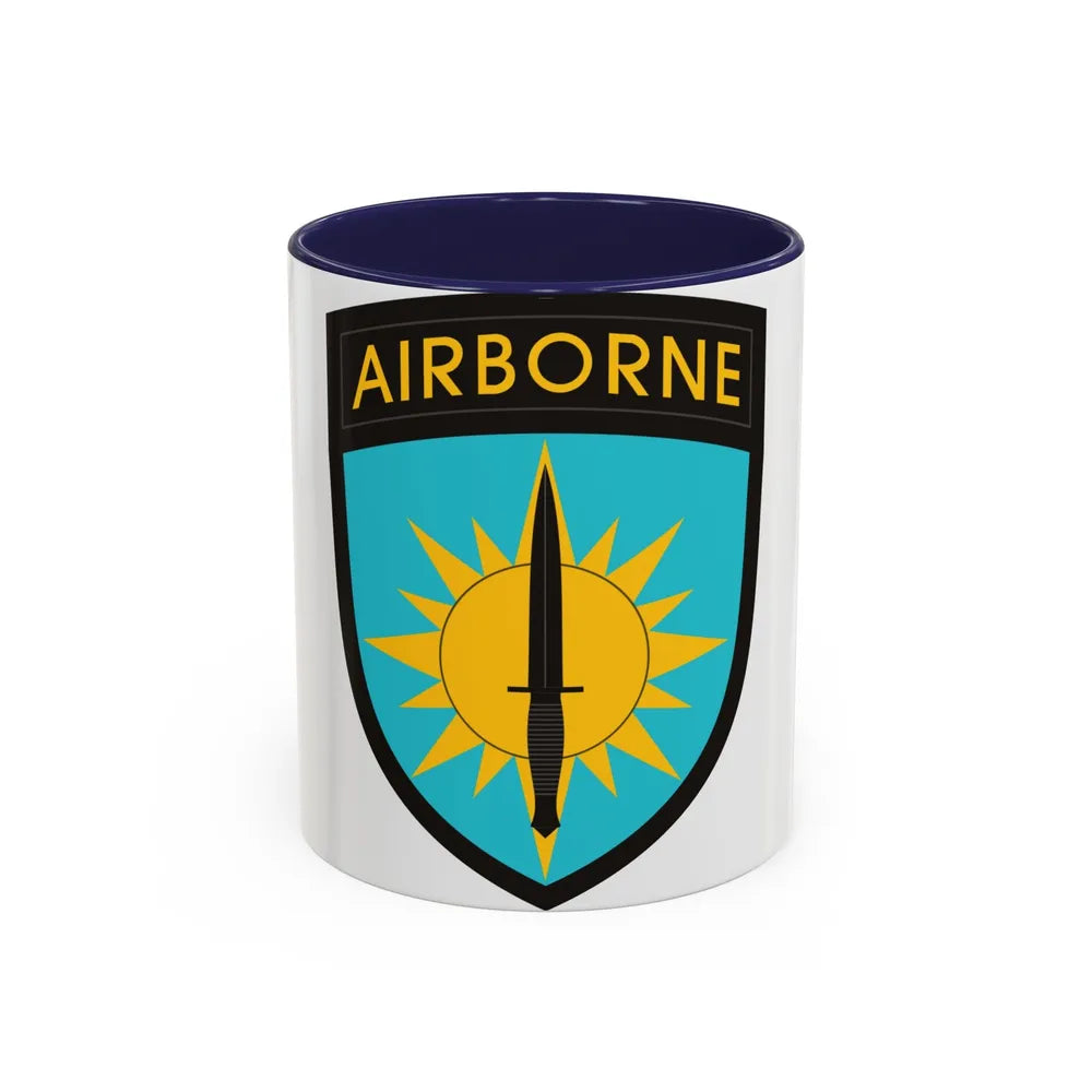 Special Operations Command Pacific (U.S. Army) Accent Coffee Mug 11oz Navy - Go Mug Yourself