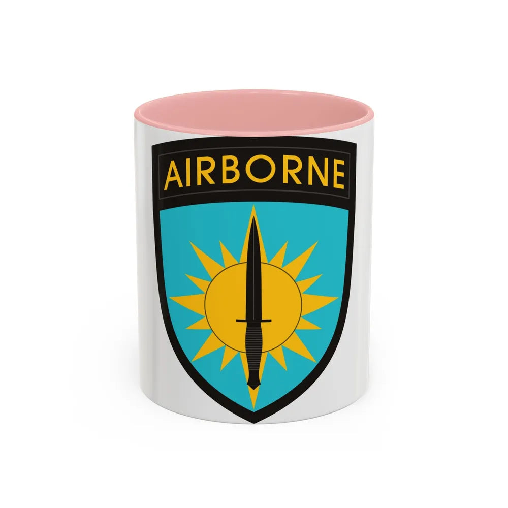 Special Operations Command Pacific (U.S. Army) Accent Coffee Mug 11oz Pink - Go Mug Yourself