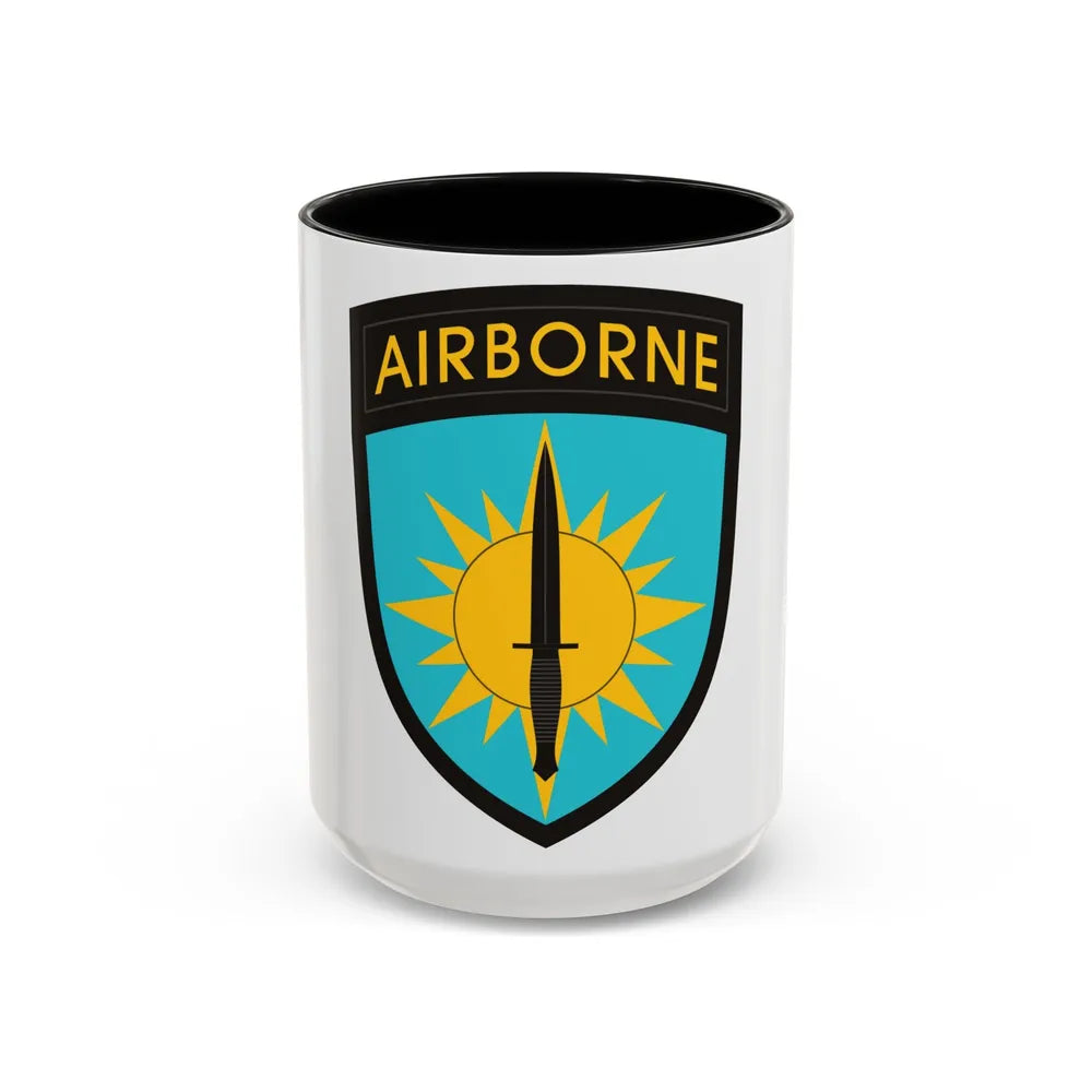 Special Operations Command Pacific (U.S. Army) Accent Coffee Mug 15oz Black - Go Mug Yourself
