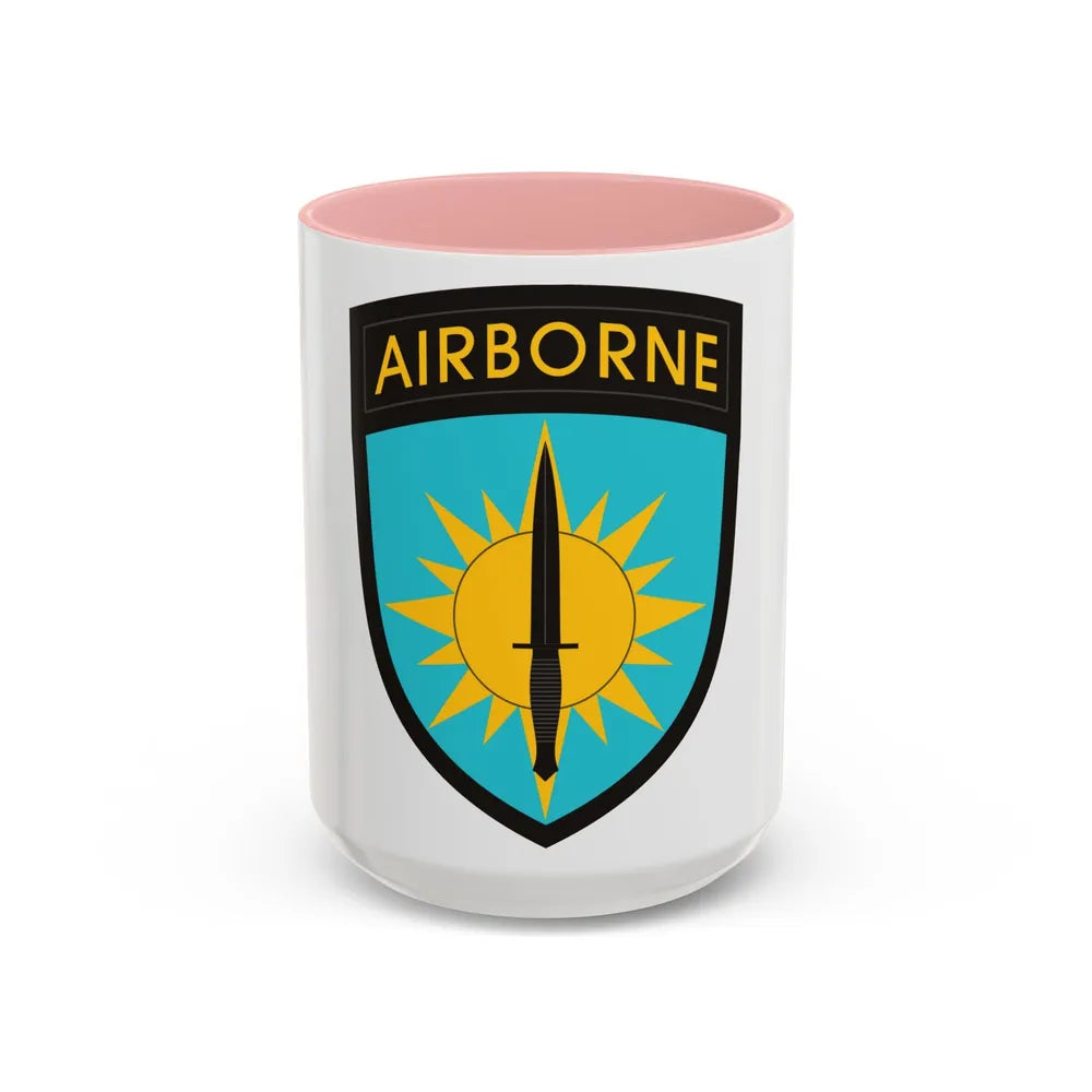 Special Operations Command Pacific (U.S. Army) Accent Coffee Mug 15oz Pink - Go Mug Yourself