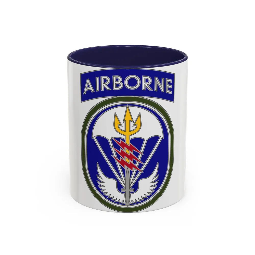 Special Operations Command South (U.S. Army) Accent Coffee Mug 11oz Navy - Go Mug Yourself