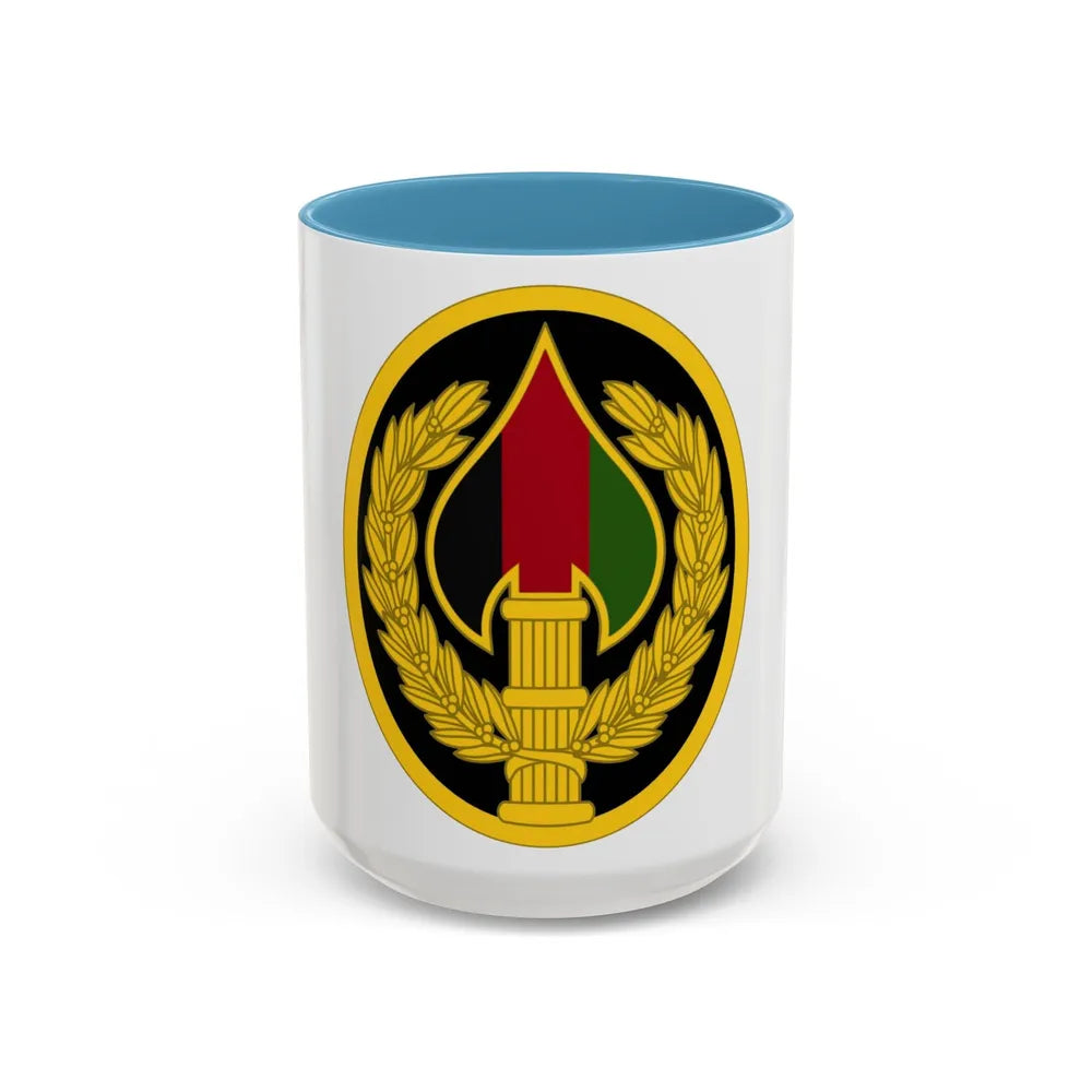 Special Operations Joint Task ForceAfghanistan (U.S. Army) Accent Coffee Mug 15oz Light Blue - Go Mug Yourself