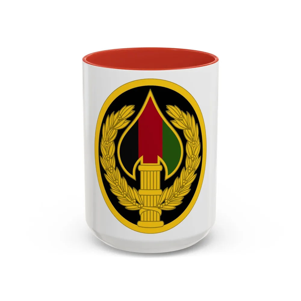 Special Operations Joint Task ForceAfghanistan (U.S. Army) Accent Coffee Mug 15oz Red - Go Mug Yourself