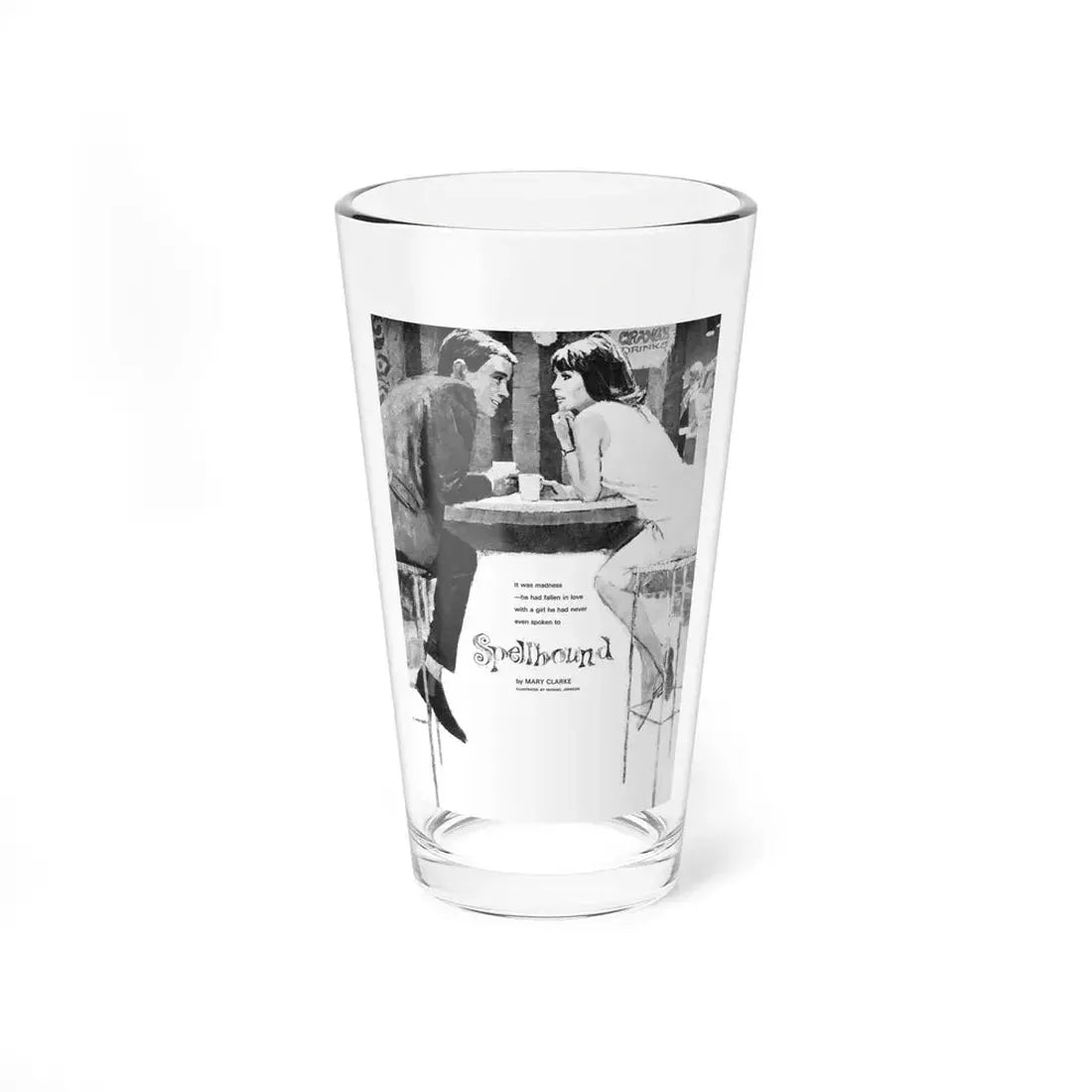 Spellbound, Woman magazine, August 8, 1964 (Magazine Illustration) Pint Glass 16oz 16oz - Go Mug Yourself