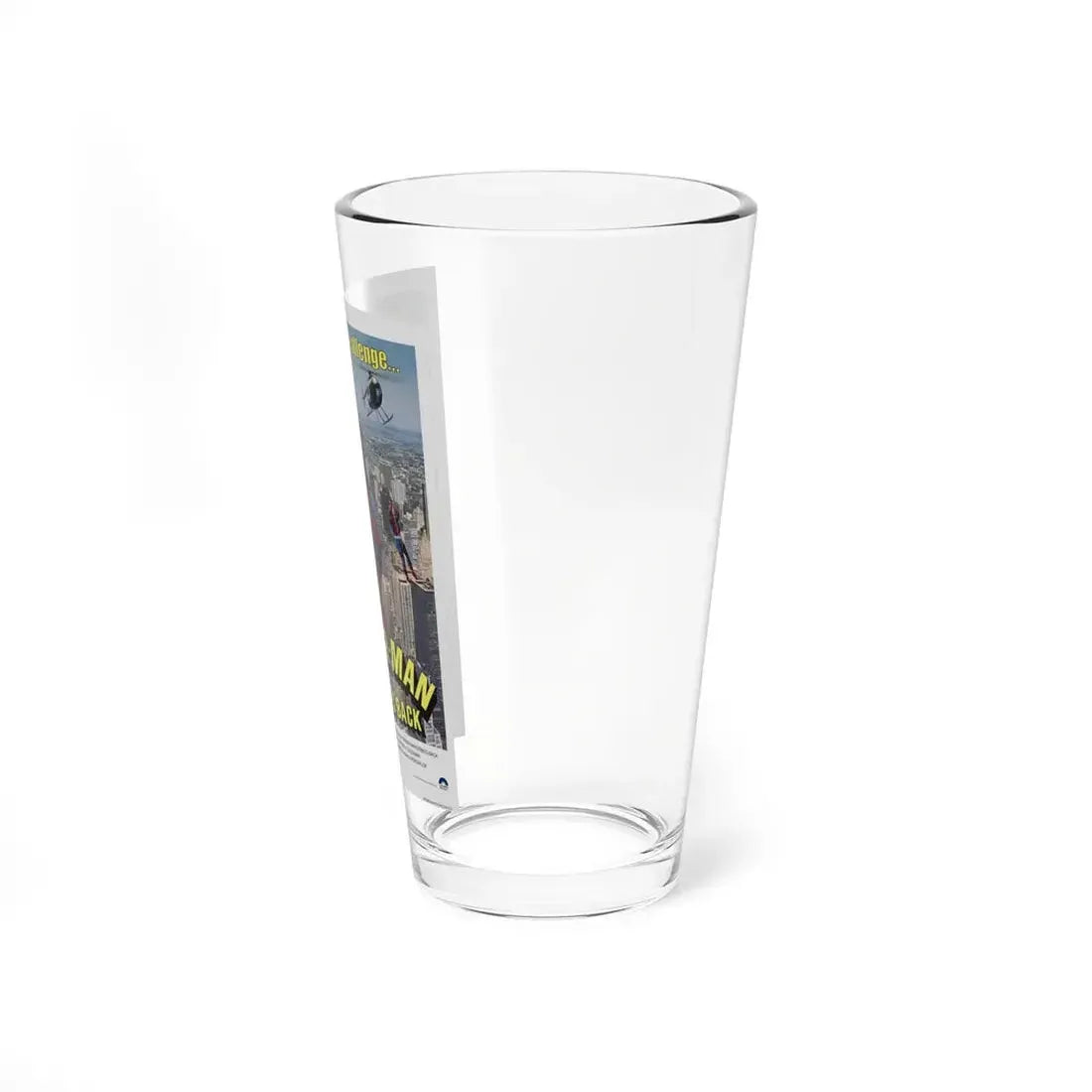 SPIDER-MAN STRIKES BACK 1976 Movie Poster - Pint Glass 16oz - Go Mug Yourself