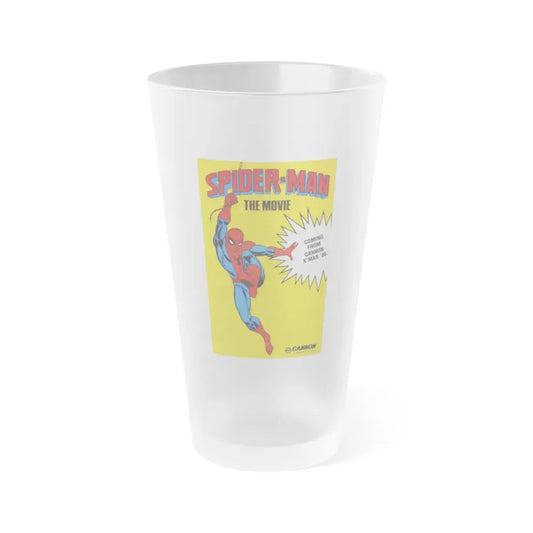 SPIDER-MAN THE MOVIE (UNRELEASED MOVIE) Movie Poster - Frosted Pint Glass 16oz 16oz Frosted - Go Mug Yourself