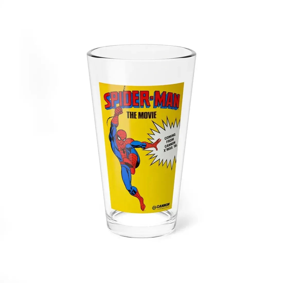 SPIDER-MAN THE MOVIE (UNRELEASED MOVIE) Movie Poster - Pint Glass 16oz 16oz - Go Mug Yourself