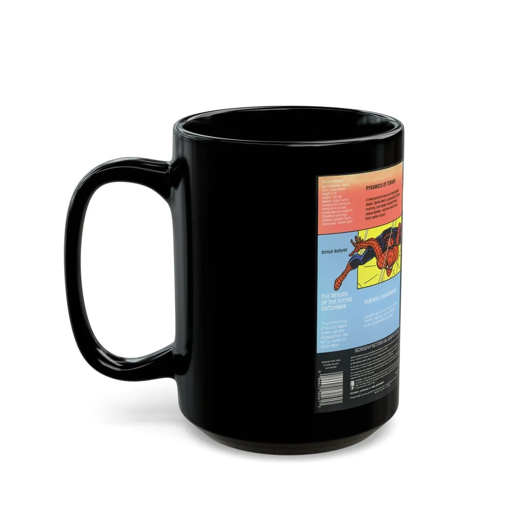 SPIDER WOMAN (VHS COVER) - Black Coffee Mug-Go Mug Yourself