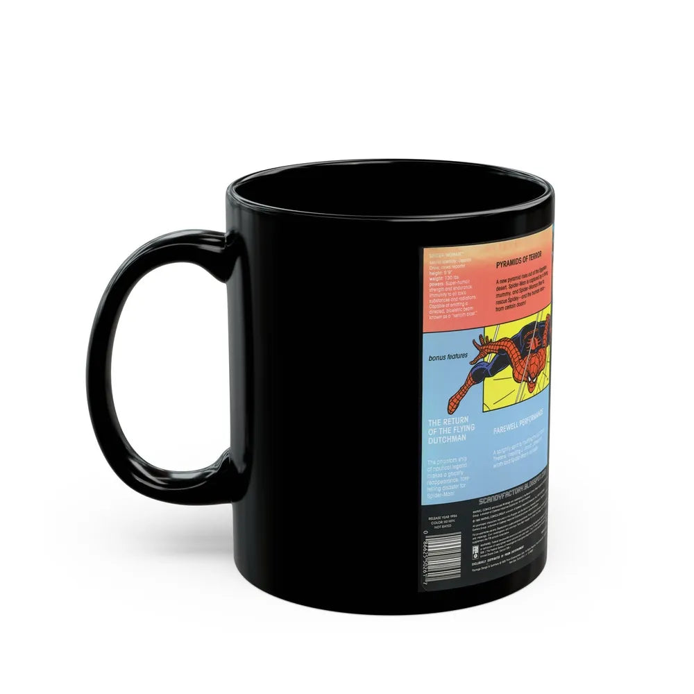 SPIDER WOMAN (VHS COVER) - Black Coffee Mug-Go Mug Yourself