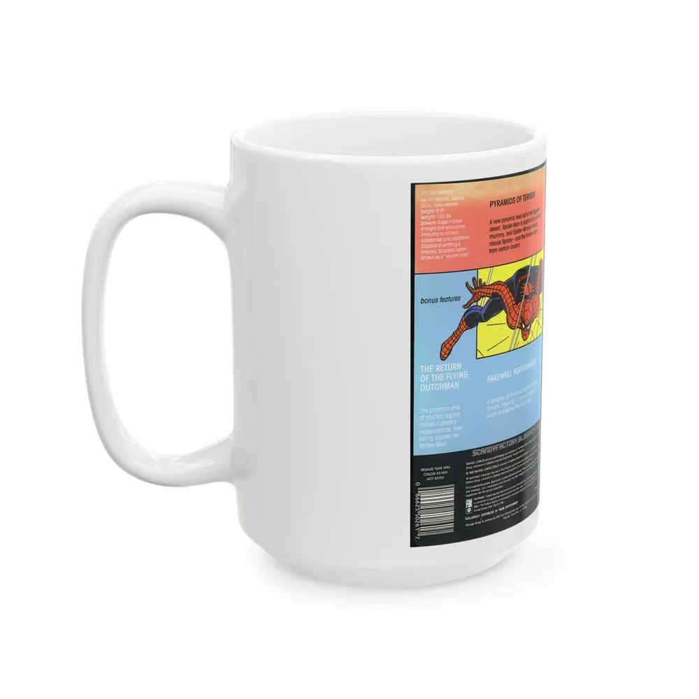 SPIDER WOMAN (VHS COVER) - White Coffee Mug-Go Mug Yourself