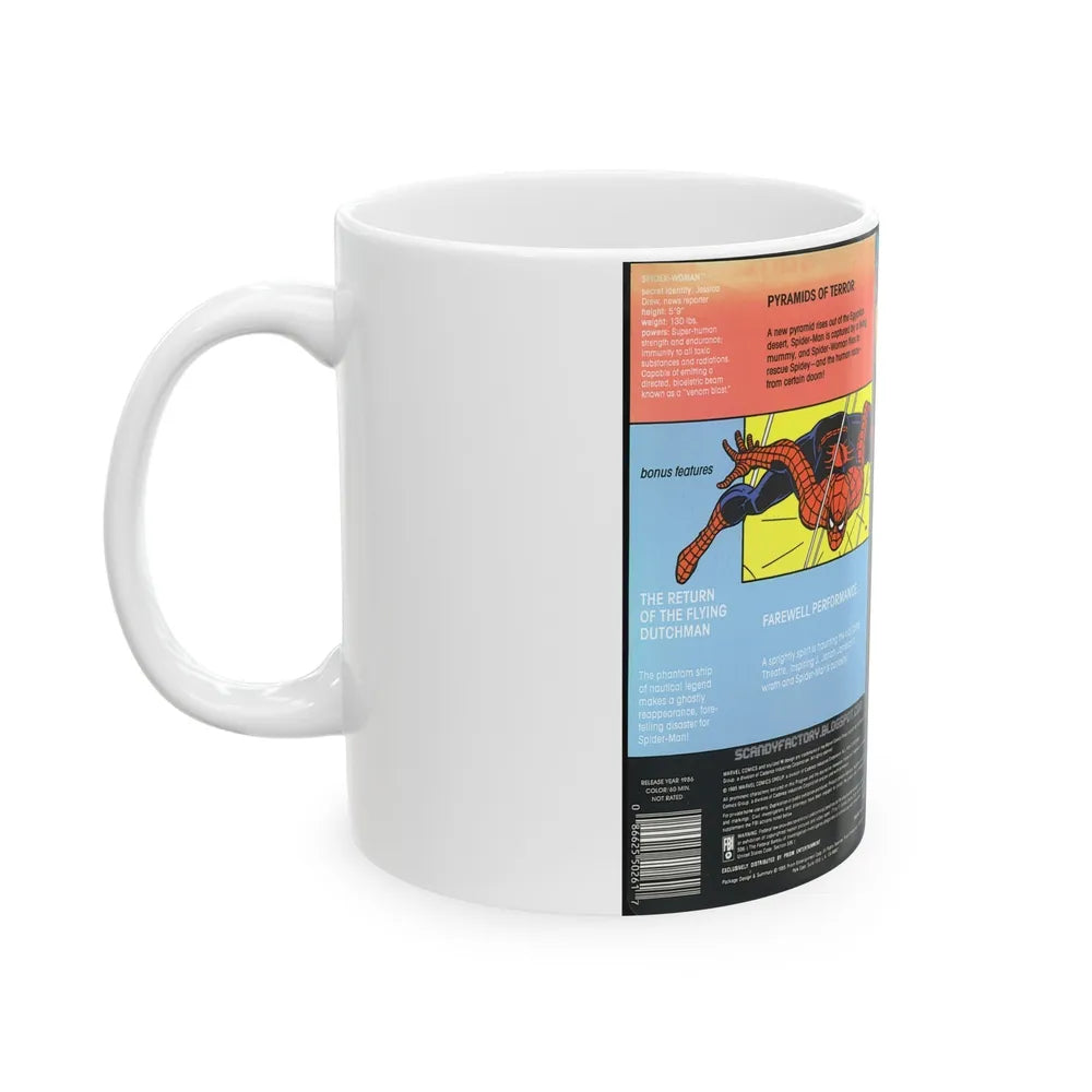 SPIDER WOMAN (VHS COVER) - White Coffee Mug-Go Mug Yourself