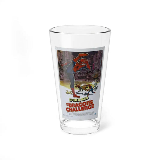 SPIDERMAN THE DRAGON'S CHALLENGE 1979 Movie Poster - Pint Glass 16oz 16oz - Go Mug Yourself