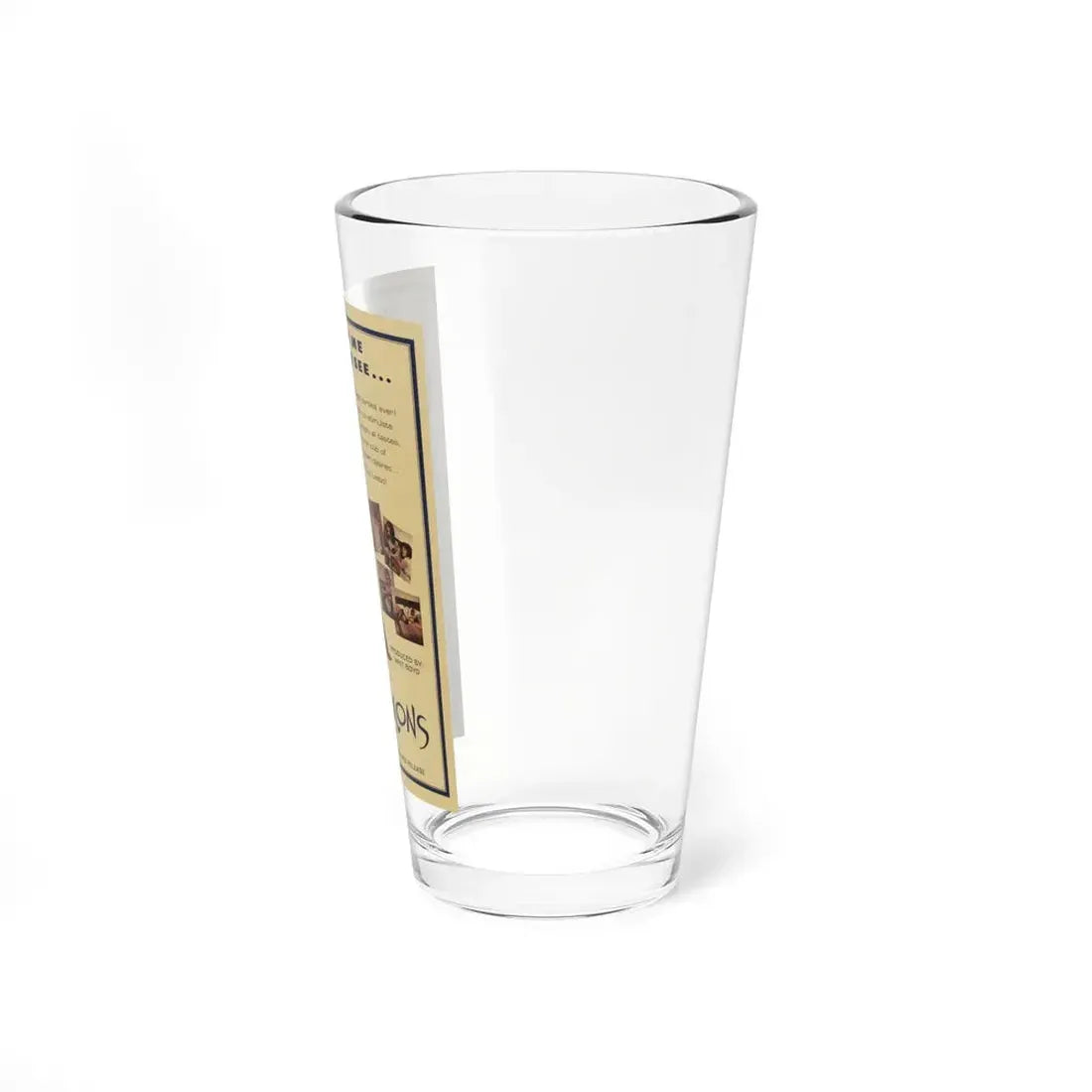 SPIKED HEELS AND BLACK NYLONS 1967 Movie Poster - Pint Glass 16oz - Go Mug Yourself