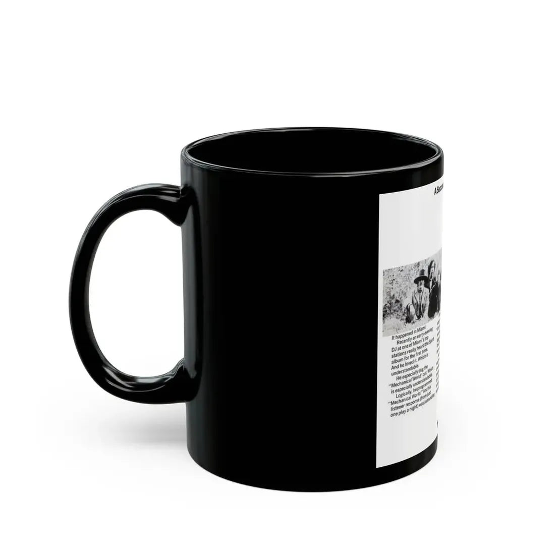 Spirit 1968 (Music Poster) Black Coffee Mug - Go Mug Yourself