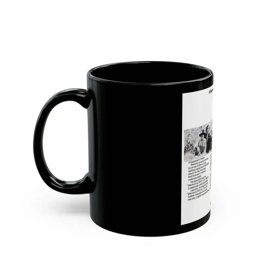 Spirit 1968 (Music Poster) Black Coffee Mug - Go Mug Yourself