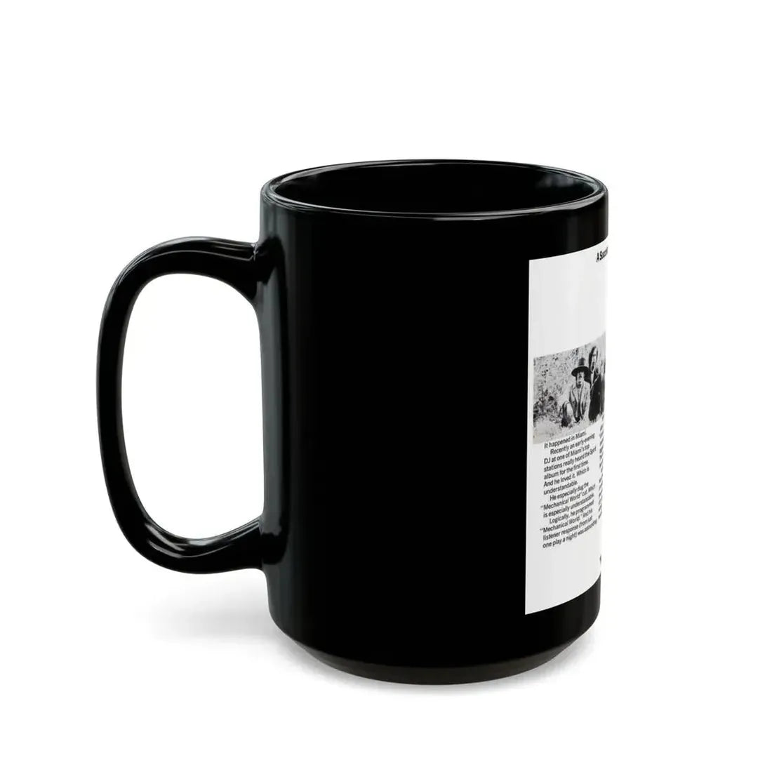 Spirit 1968 (Music Poster) Black Coffee Mug - Go Mug Yourself