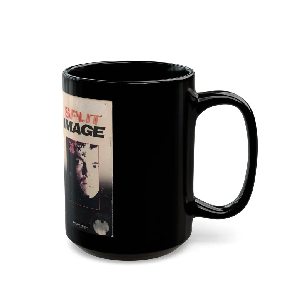 SPLIT IMAGE (VHS COVER) - Black Coffee Mug-Go Mug Yourself
