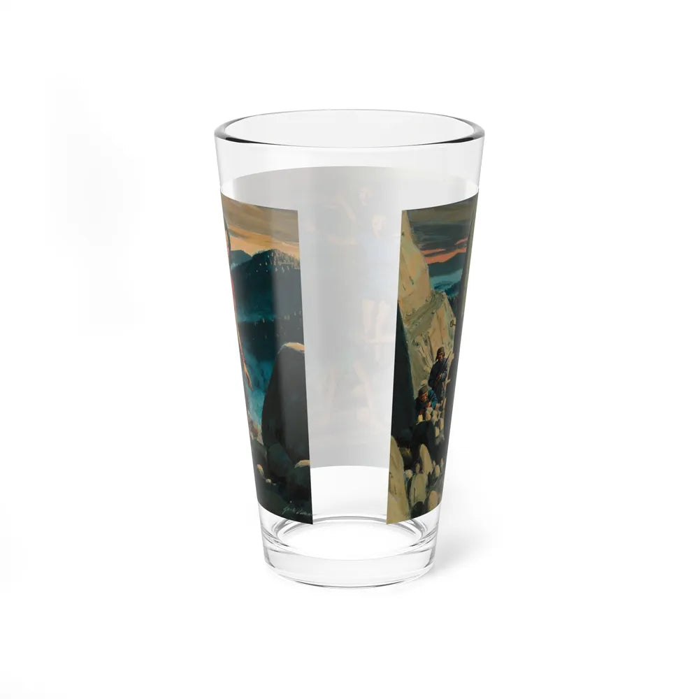 Split-Skirt Convoy, Argosy interior illustration, September 1960 (Magazine Illustration) Pint Glass 16oz - Go Mug Yourself