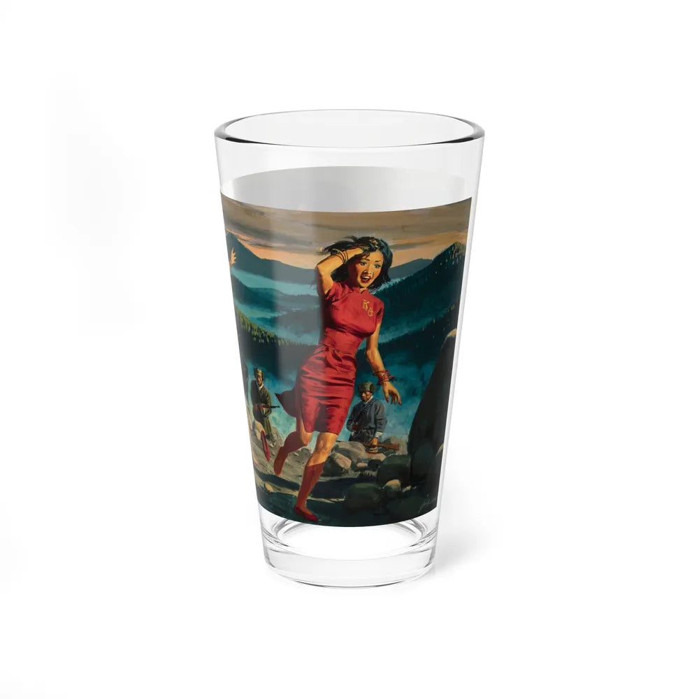 Split-Skirt Convoy, Argosy interior illustration, September 1960 (Magazine Illustration) Pint Glass 16oz - Go Mug Yourself