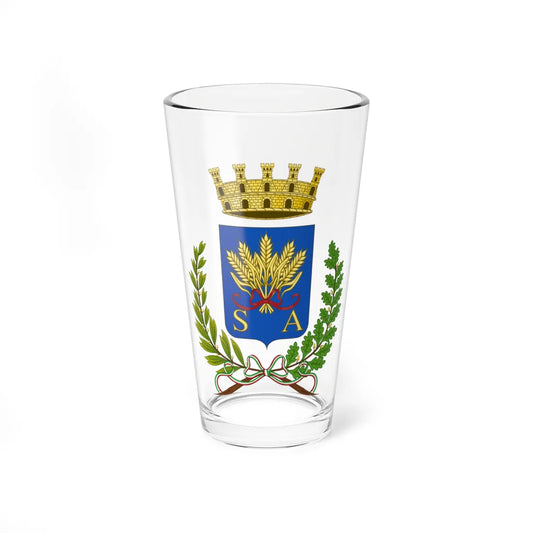 Spoltore-Stemma (Italy) (Coat of Arms) Pint Glass 16oz 16oz - Go Mug Yourself