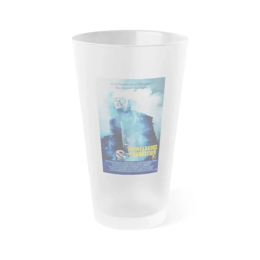 SPONTANEOUS COMBUSTION 1989 Movie Poster - Frosted Pint Glass 16oz 16oz Frosted - Go Mug Yourself