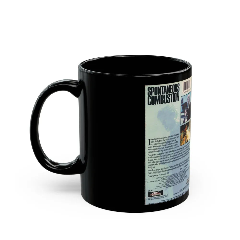 SPONTANEOUS COMBUSTION (VHS COVER) - Black Coffee Mug-Go Mug Yourself