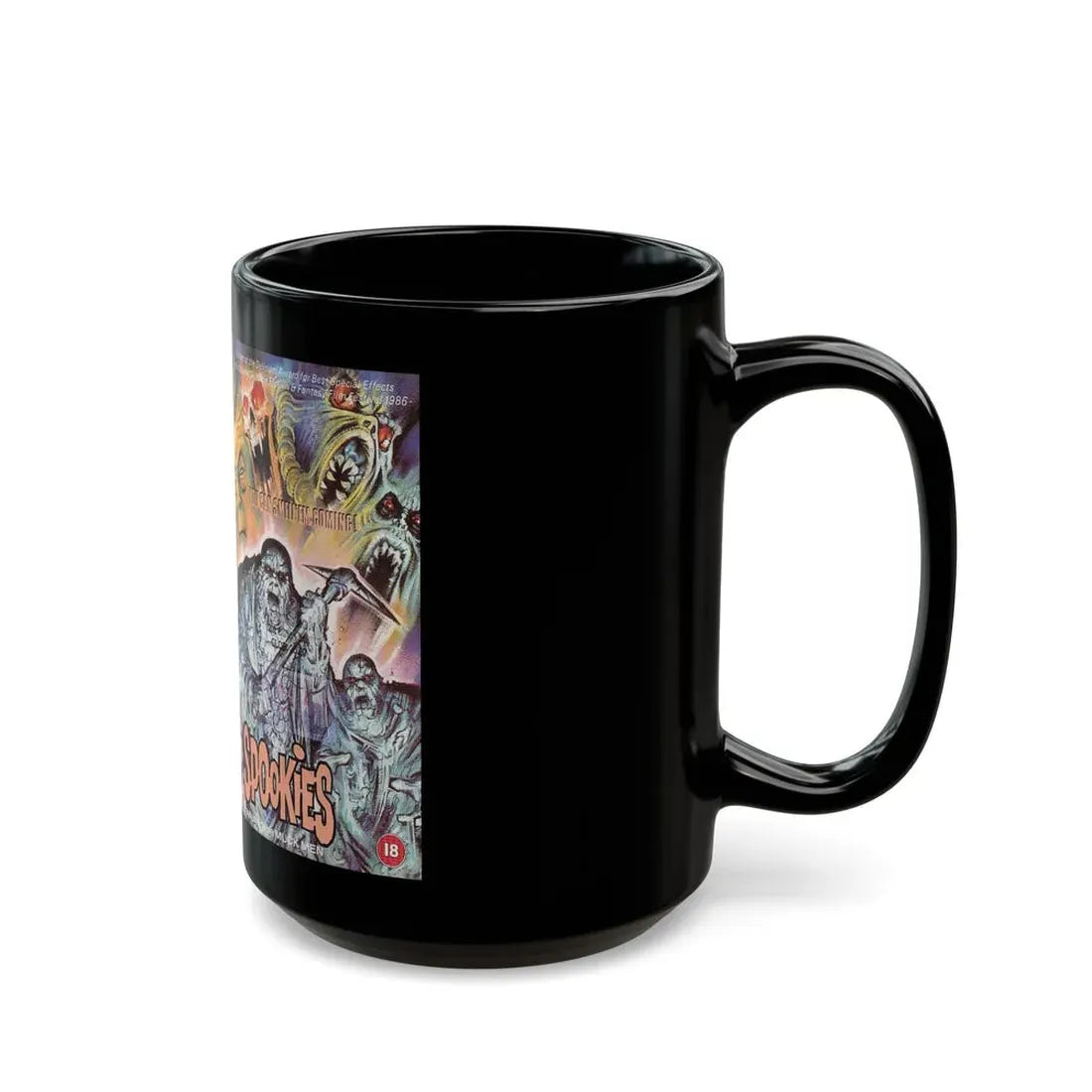 SPOOKIES VERSION 2 (VHS COVER) - Black Coffee Mug - Go Mug Yourself