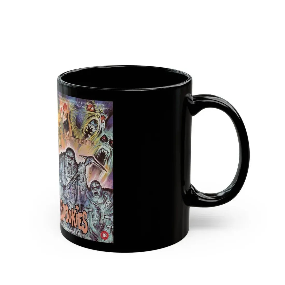 SPOOKIES VERSION 2 (VHS COVER) - Black Coffee Mug - Go Mug Yourself