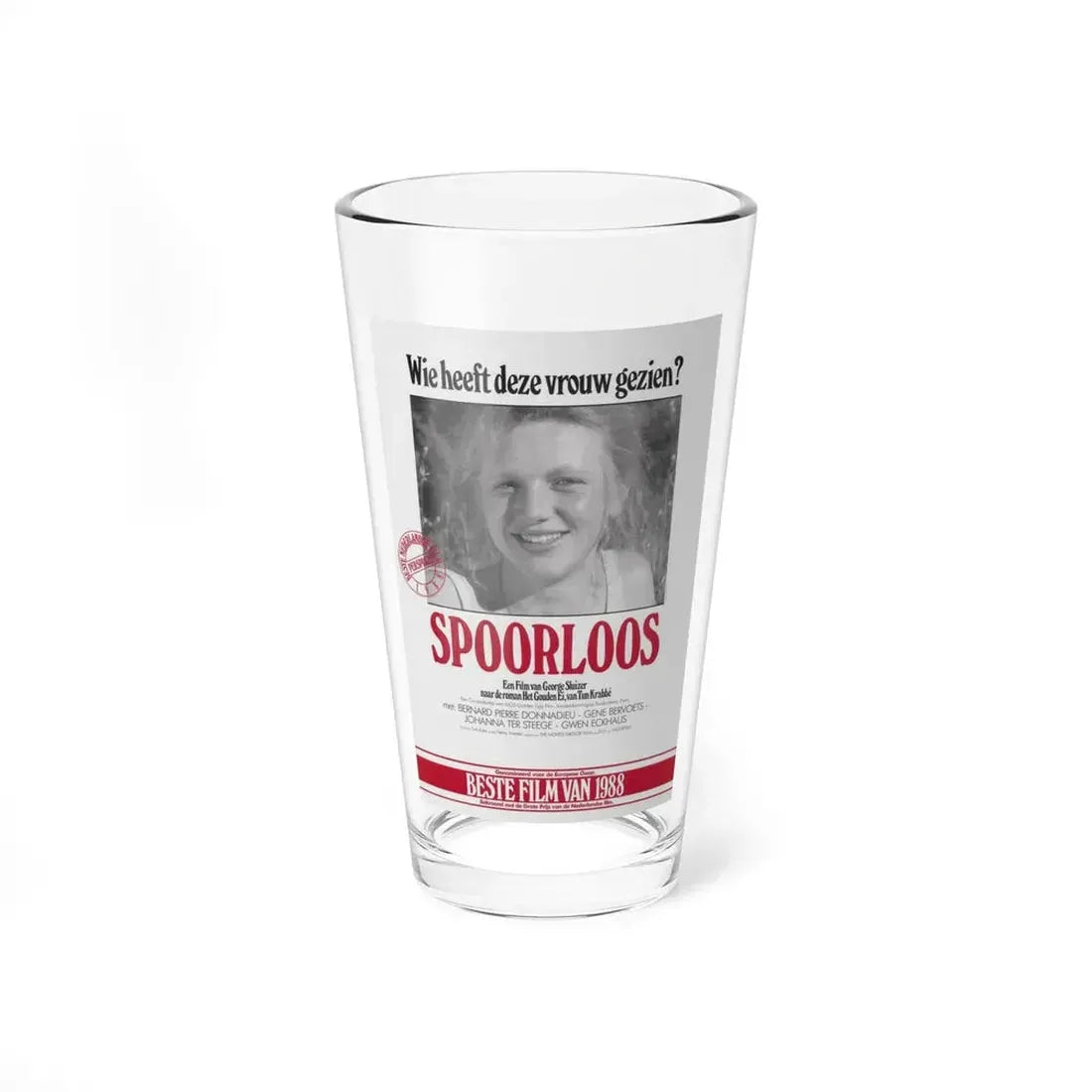 SPOORLOOS (THE VANISHING) 1988 Movie Poster - Pint Glass 16oz 16oz - Go Mug Yourself