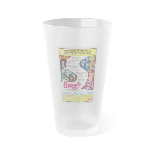 SPREE 1967 Movie Poster - Frosted Pint Glass 16oz 16oz Frosted - Go Mug Yourself