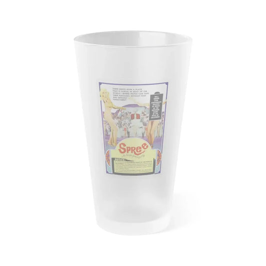 SPREE (2) 1967 Movie Poster - Frosted Pint Glass 16oz 16oz Frosted - Go Mug Yourself