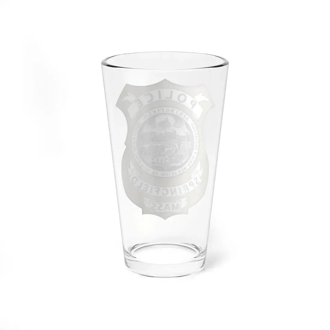 Springfield Police Department Massachusetts - Pint Glass 16oz - Go Mug Yourself