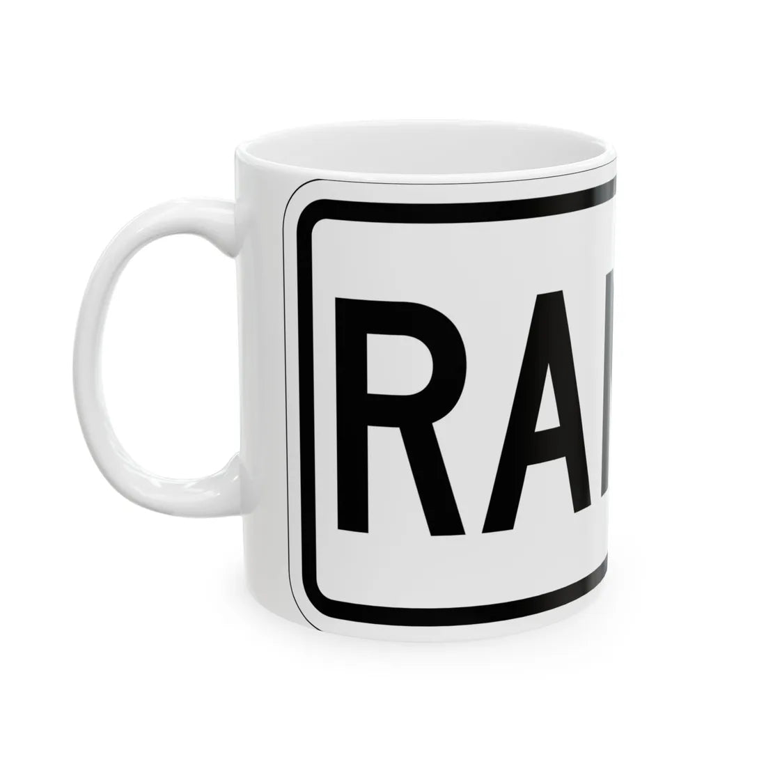 Spur plate es (Puerto Rico) (Road Sign) White Coffee Mug - Go Mug Yourself