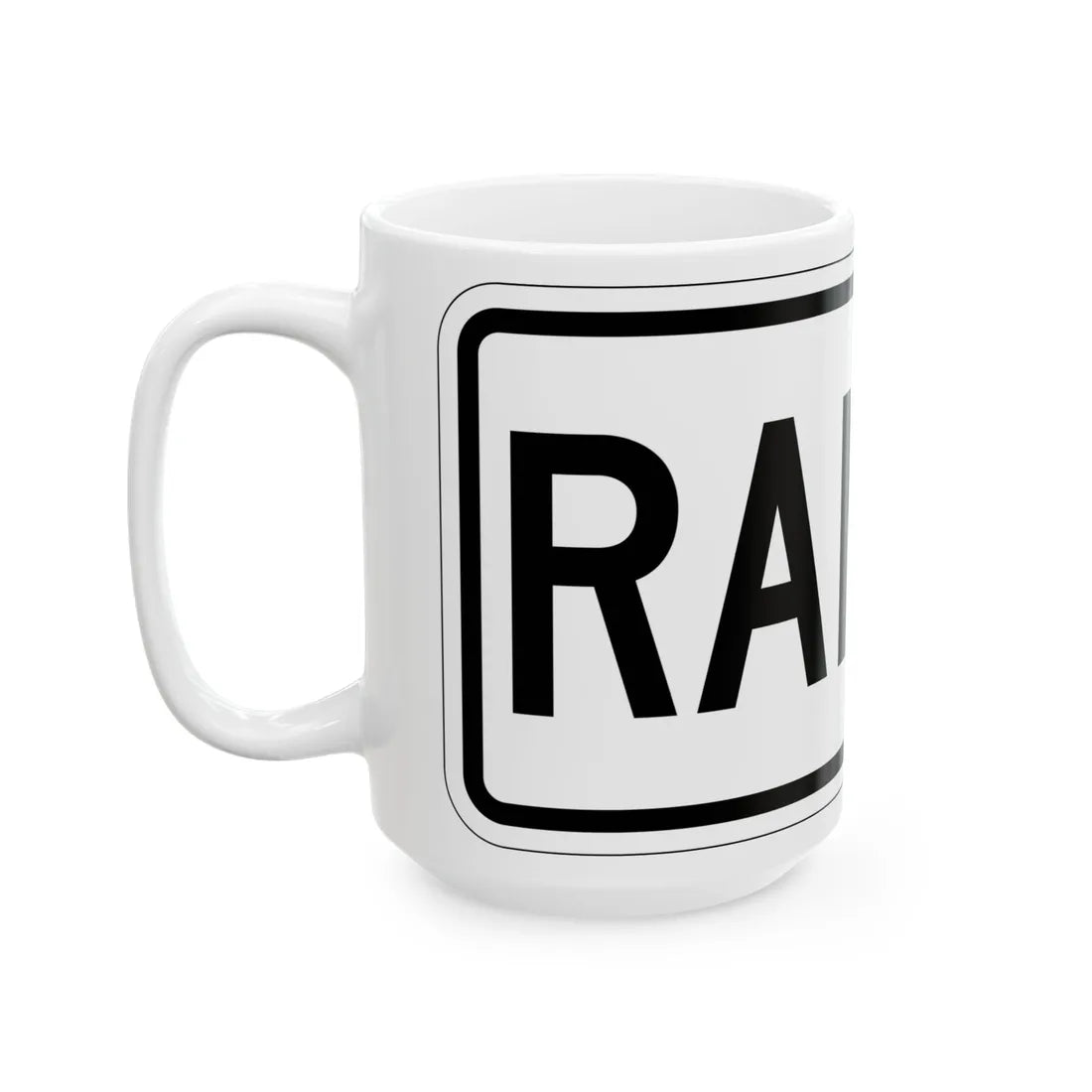 Spur plate es (Puerto Rico) (Road Sign) White Coffee Mug - Go Mug Yourself